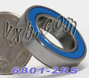 6801-2RS Bearing 12x21 Sealed 12x21x5 - VXB Ball Bearings