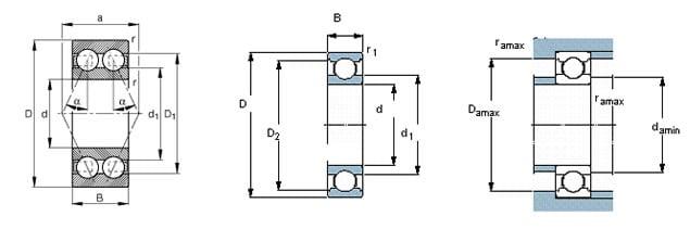 6821-2RS Bearing Deep Groove 105X130X13 - VXB Ball Bearings