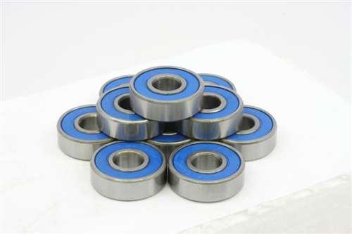 688-2RS 8x16 Sealed 8x16x5 Miniature Bearing Pack of 10 - VXB Ball Bearings