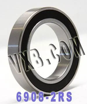 6908-2RS Sealed Bearing 40x62x12 - VXB Ball Bearings