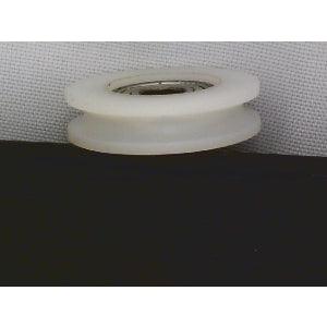 6mm Bore Bearing with 26.5mm Round Nylon Pulley U Groove Track Roller Bearing 6x26.5x9mm - VXB Ball Bearings