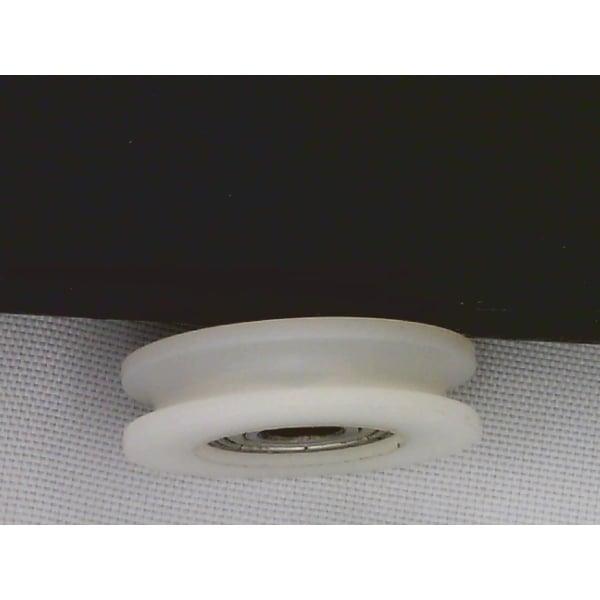 6mm Bore Bearing with 27mm Round Nylon Pulley U Groove Track Roller Bearing 6x27x7mm - VXB Ball Bearings