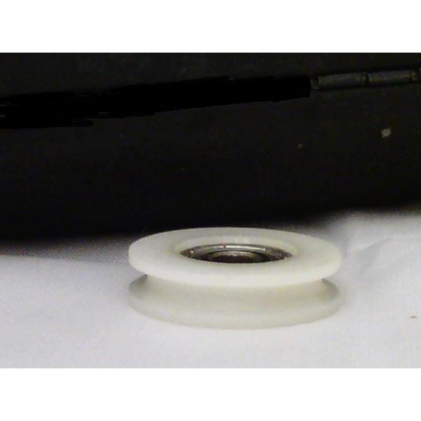 6mm Bore Bearing with 27mm Round Nylon Pulley U Groove Track Roller Bearing 6x27x7mm - VXB Ball Bearings