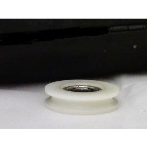 6mm Bore Bearing with 27mm Round Nylon Pulley U Groove Track Roller Bearing 6x27x9mm - VXB Ball Bearings