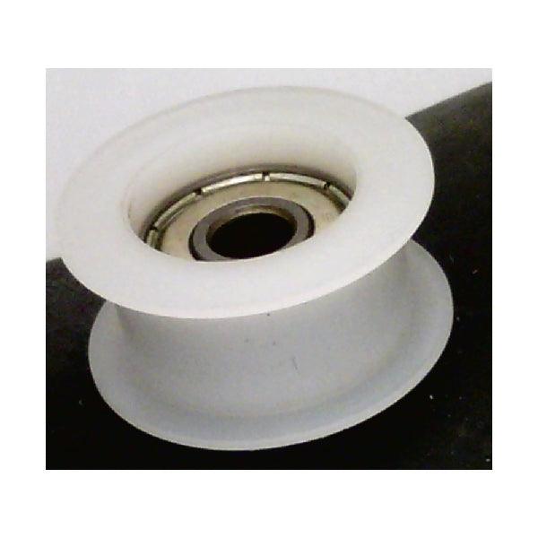 6mm Bore Bearing with 29mm H Groove Nylon Pulley Squared Groove Track Roller Bearing 6x29x13.5mm - VXB Ball Bearings