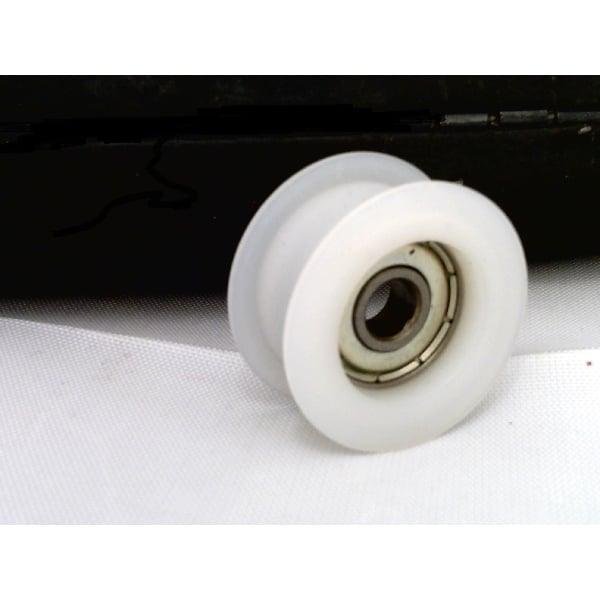 6mm Bore Bearing with 29mm Round Nylon Pulley Squared Groove Track Roller Bearing 6x29x13mm - VXB Ball Bearings