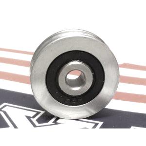 6mm Bore Bearing with 30mm 440C Stainless Steel Pulley U Groove Track Roller Bearing 6x30x8mm - VXB Ball Bearings