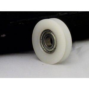 6mm Bore Bearing with 30mm Round Nylon Pulley U-Groove Track Roller Bearing 6x30x10mm - VXB Ball Bearings