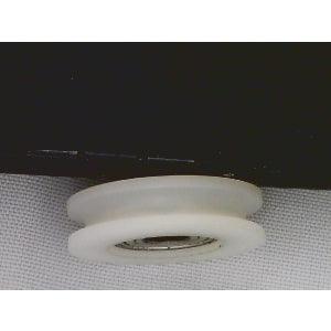 6mm Bore Bearing with 30mm Round Nylon Pulley U-Groove Track Roller Bearing 6x30x10mm - VXB Ball Bearings