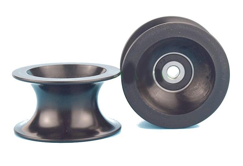 6mm Bore Bearing with 54mm Round Nylon Pulley U Groove Track Roller Bearing 6x54x30mm - VXB Ball Bearings