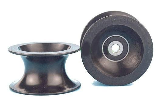 6mm Bore Bearing with 54mm Round Nylon Pulley U Groove Track Roller Bearing 6x54x30mm - VXB Ball Bearings