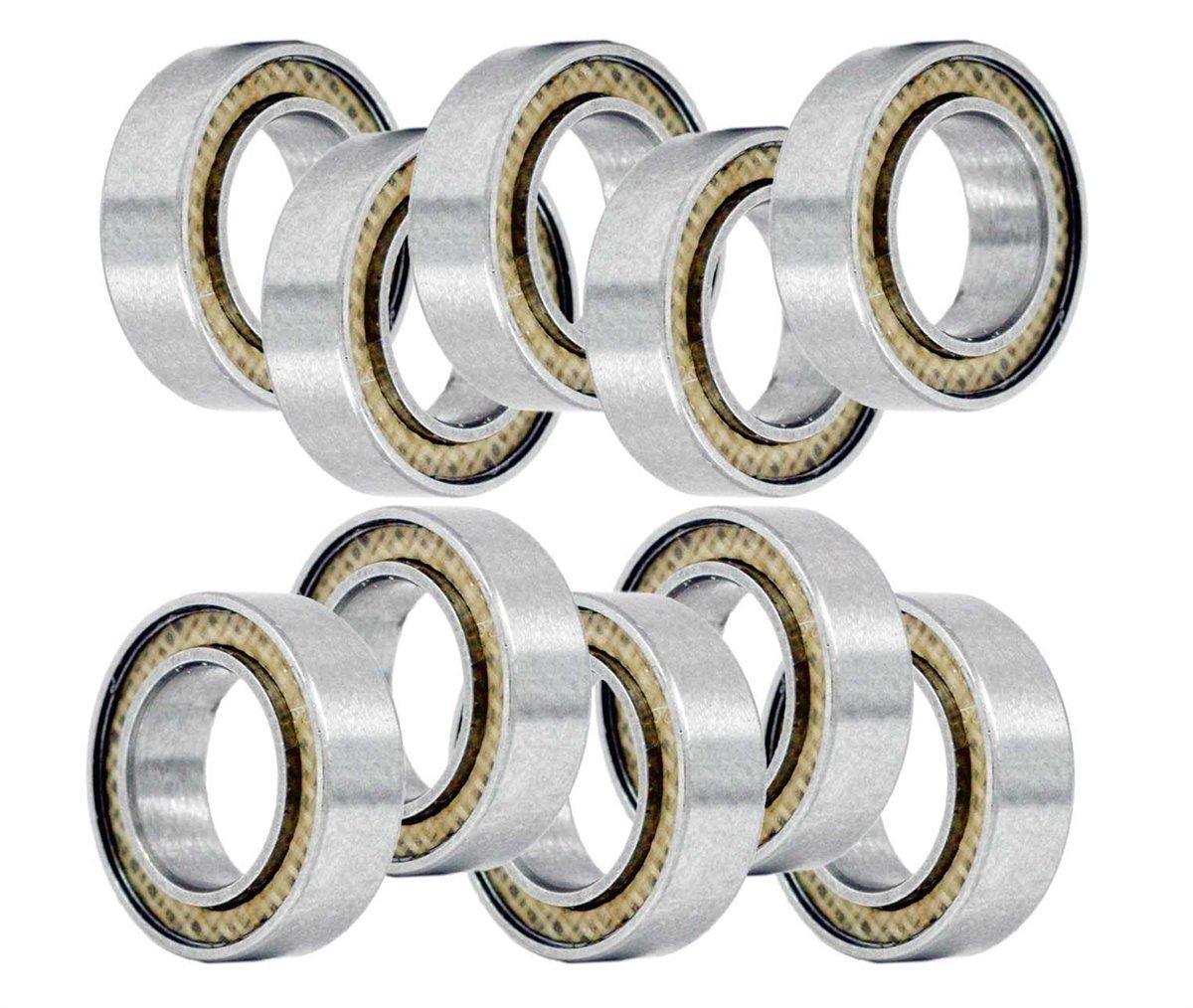 6x12 Sealed 6x12x4 Miniature Bearing Pack of 10 - VXB Ball Bearings