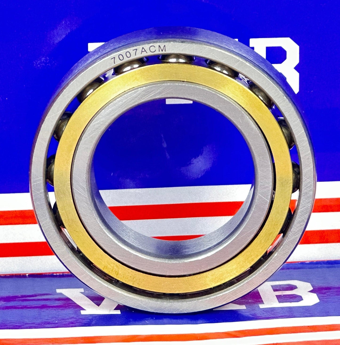 7007ACM Angular Contact bearing Bronze Cage 35x62x14 - VXB Ball Bearings