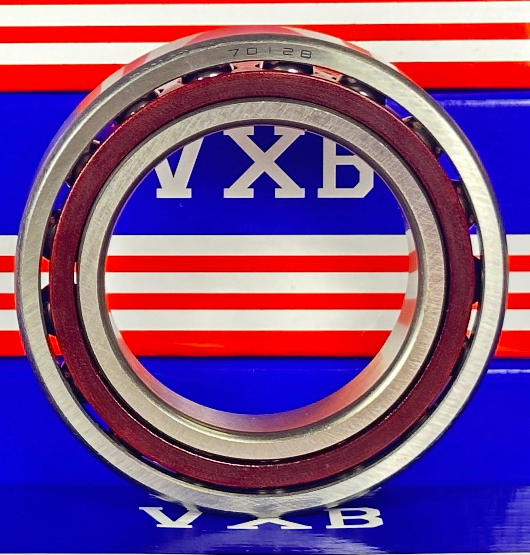 7012B Bearing 60x95x18 Angular Contact - VXB Ball Bearings