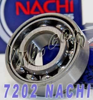 7202 Nachi Angular Contact Bearing C3 Japan 15x35x11 Bearings - VXB Ball Bearings