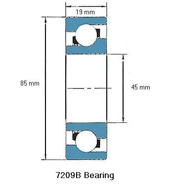 7209B Bearing Angular contact 7209B - VXB Ball Bearings