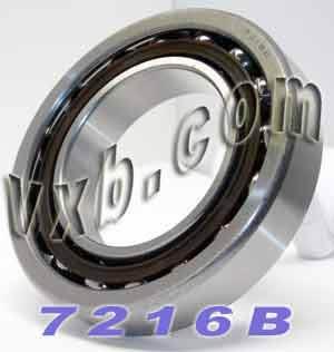 7216B Bearing 80x140x26 Angular Contact - VXB Ball Bearings