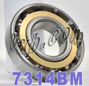 7314BM Angular Contact bearing Bronze Cage 70x150x35 - VXB Ball Bearings