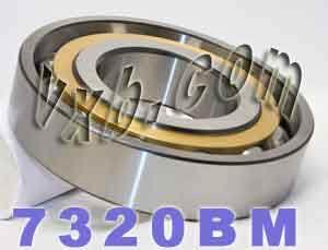 7320BM Angular Contact bearing 100x215x47 Large - VXB Ball Bearings