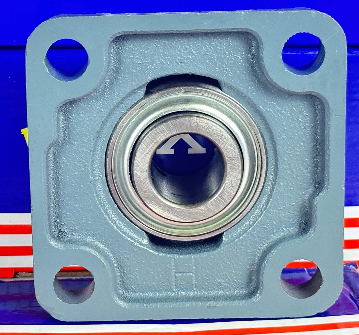 7/8 inch Bearing UCF205-14 + Square Flanged Cast Housing Mounted Bearings - VXB Ball Bearings