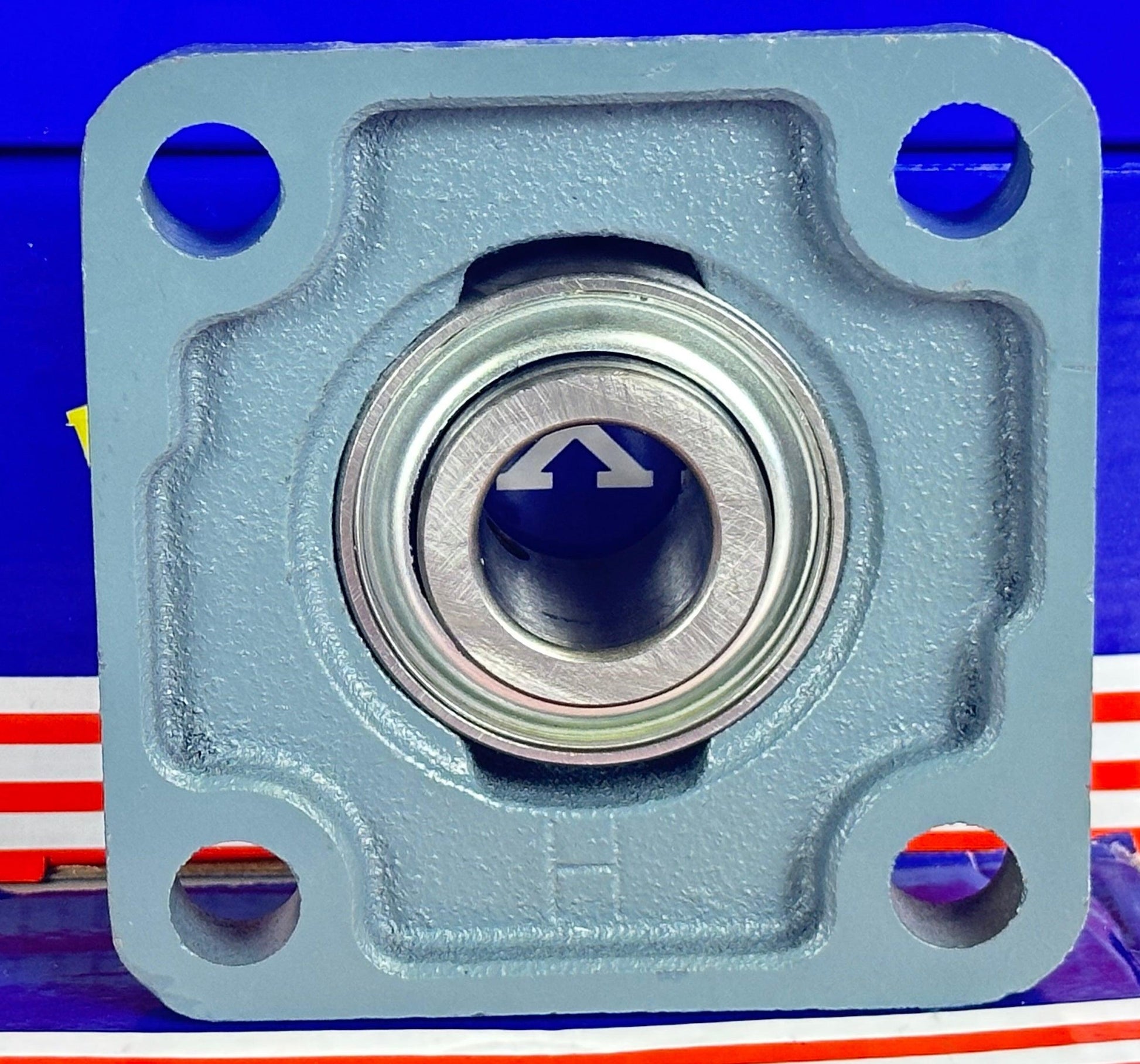 7/8 inch Bearing UCF205-14 + Square Flanged Cast Housing Mounted Bearings - VXB Ball Bearings