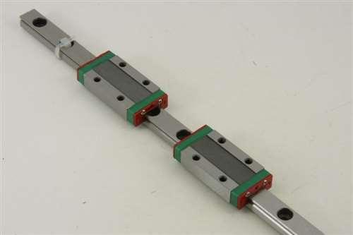 7mm Miniature Square Linear Motion rail with 2 trucks L1000mm - VXB Ball Bearings