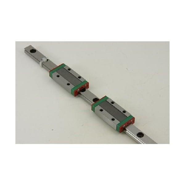 7mm Miniature Square Linear Motion rail with 2 trucks L600mm - VXB Ball Bearings