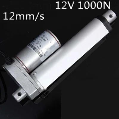 8 Inch Stroke 1000N 225 lbs DC 12 Volt Linear Actuator with mounting brackets - VXB Ball Bearings