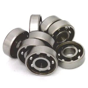 8 Skateboard Chrome Steel Open Ball bearing with Nylon Cage - VXB Ball Bearings