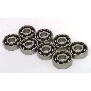 8 Skateboard Chrome Steel Open Ball bearing with Nylon Cage - VXB Ball Bearings