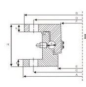 8 Ton Heavy Duty 40 inch Diameter Extra Large Turntable Bearing - VXB Ball Bearings
