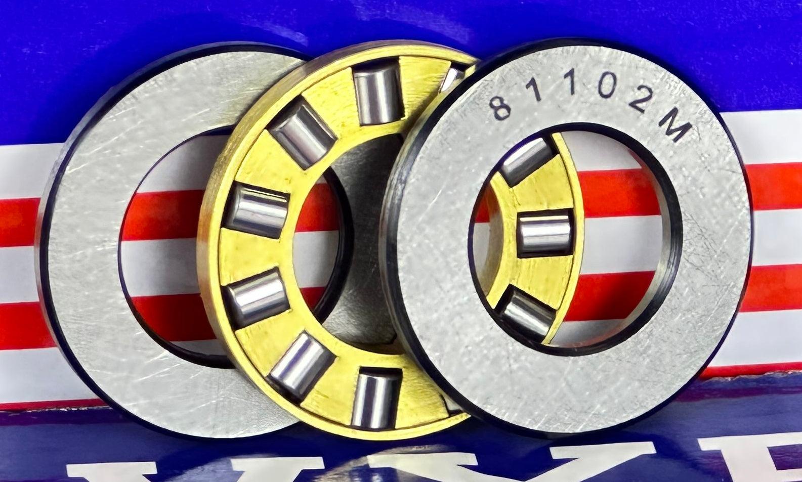 81102M Cylindrical Roller Thrust Bearings Bronze Cage 15x28x9 mm - VXB Ball Bearings