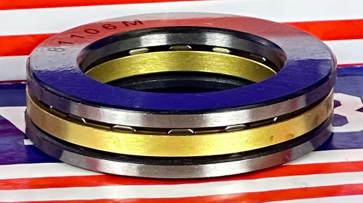 81106M Cylindrical Roller Thrust Bearings Bronze Cage 30x47x11 mm - VXB Ball Bearings