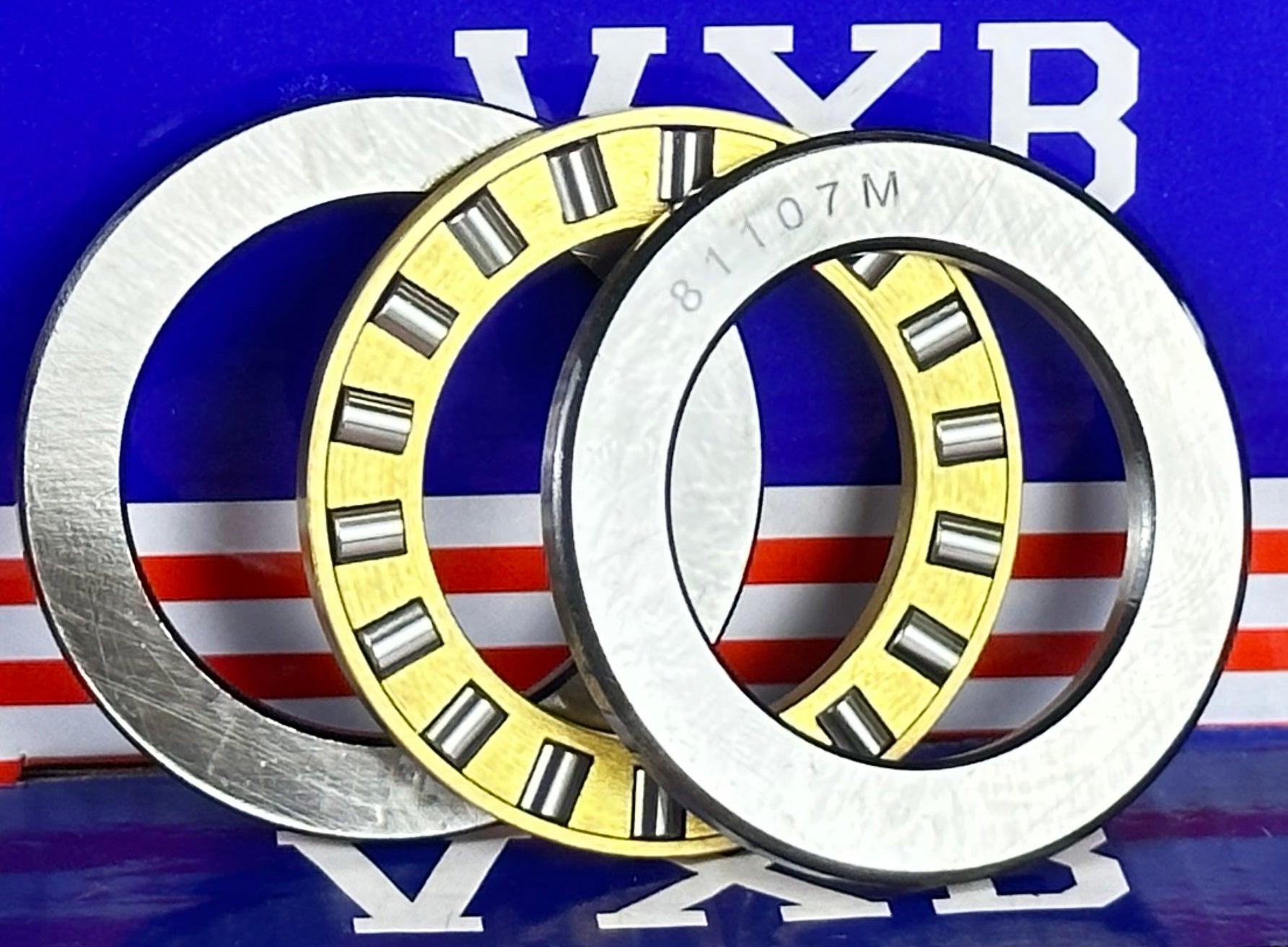 81107M Cylindrical Roller Thrust Bearings Bronze Cage 35x52x12 mm - VXB Ball Bearings