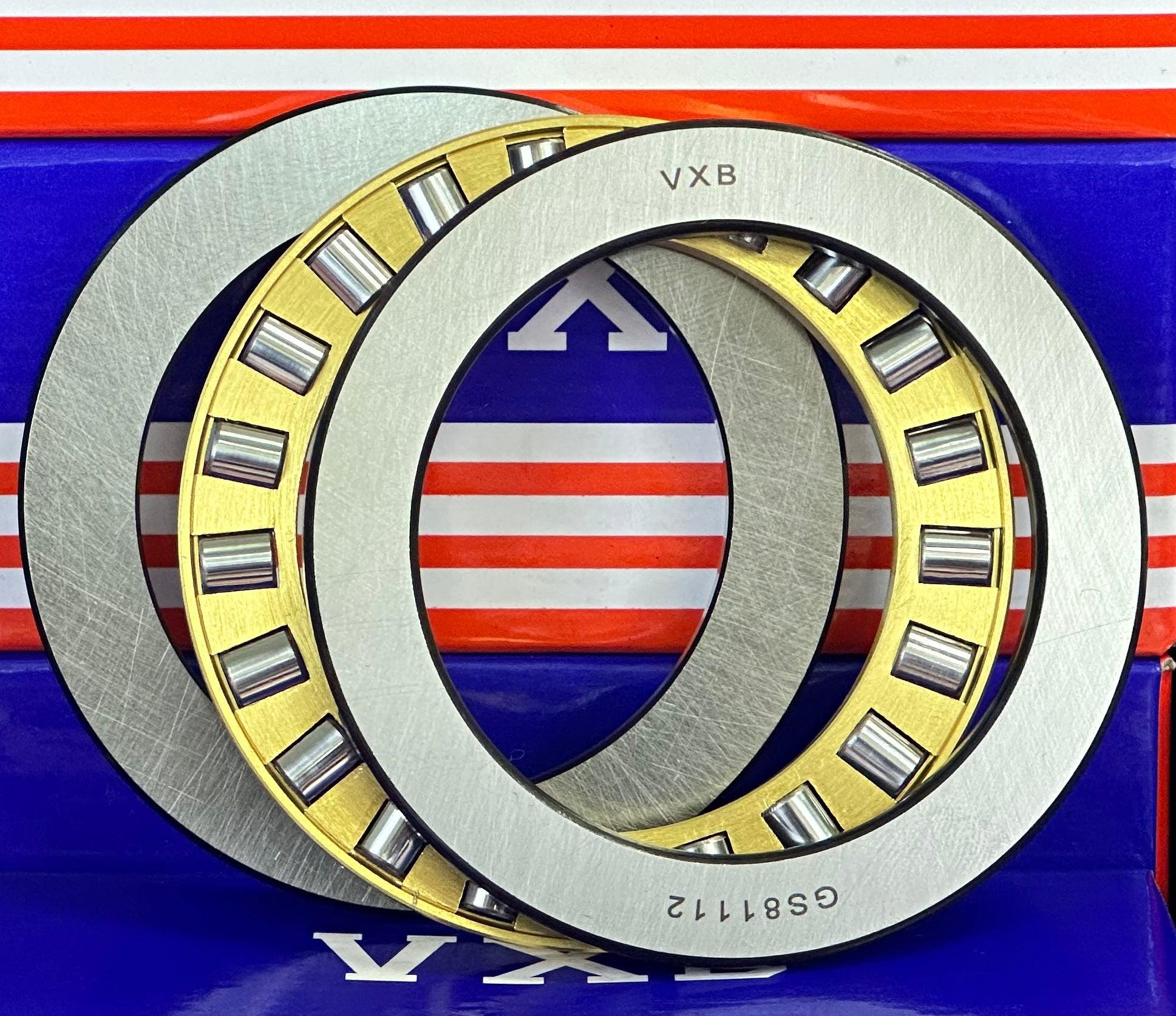 81112M Cylindrical Roller Thrust Bearings Bronze Cage 60x85x17 mm - VXB Ball Bearings