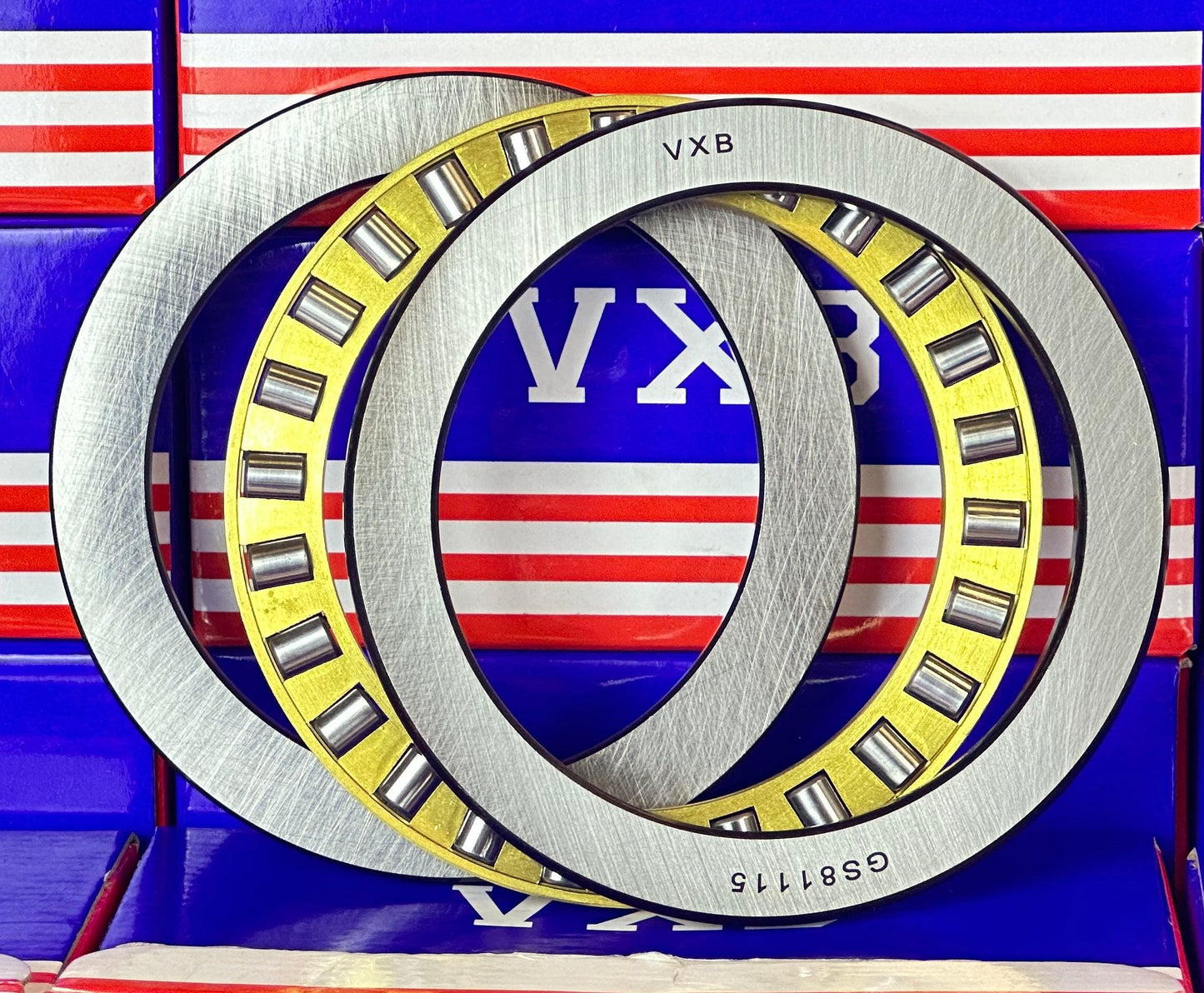 81115M Cylindrical Roller Thrust Bearings Bronze Cage 75x100x19 mm - VXB Ball Bearings