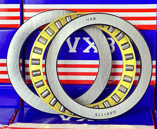 81115M Cylindrical Roller Thrust Bearings Bronze Cage 75x100x19 mm - VXB Ball Bearings