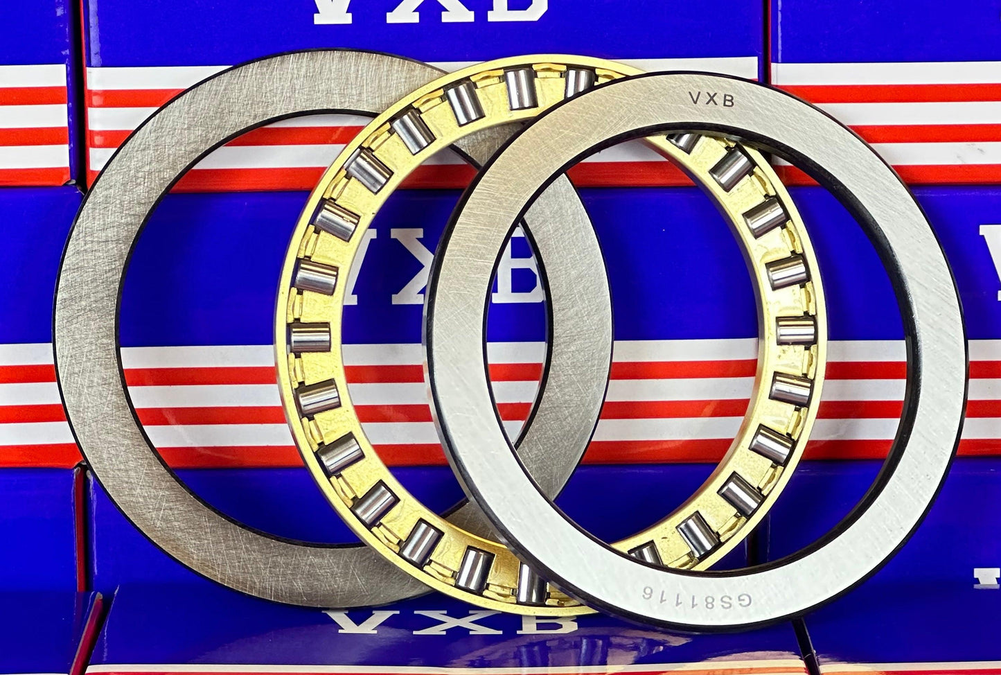 81116M Cylindrical Roller Thrust Bearings Bronze Cage 80x105x19 mm - VXB Ball Bearings