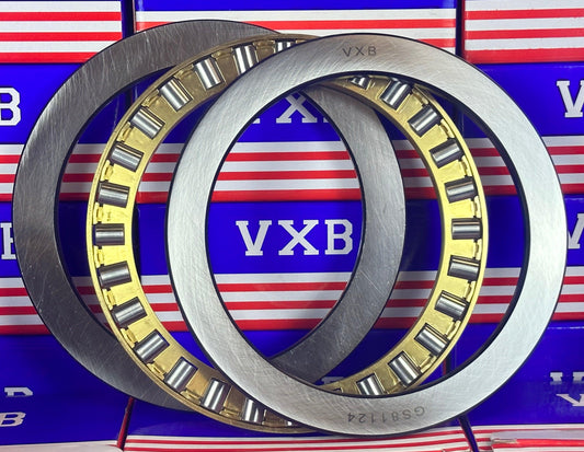 81124M Cylindrical Roller Thrust Bearings Bronze Cage 120x155x25 mm - VXB Ball Bearings