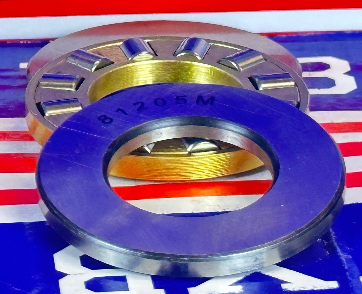 81205M Cylindrical Roller Thrust Bearings Bronze Cage 25x47x15 mm - VXB Ball Bearings