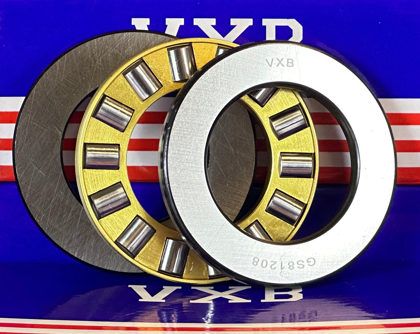 81208M Cylindrical Roller Thrust Bearings Bronze Cage 40x68x19 mm - VXB Ball Bearings