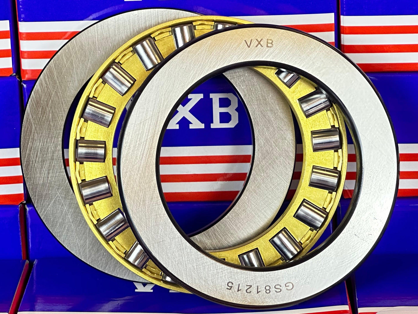 81215M Cylindrical Roller Thrust Bearings Bronze Cage 75x110x27 mm - VXB Ball Bearings