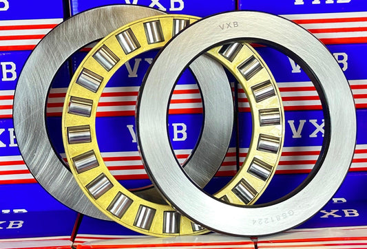 81224M Cylindrical Roller Thrust Bearings Bronze Cage 120x170x39 mm - VXB Ball Bearings