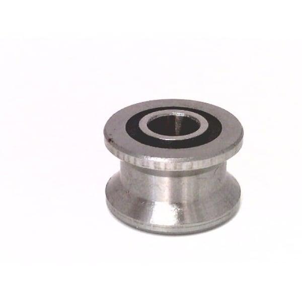 8mm Bore Bearing with 22.5mm Pulley T Groove Shaft Sliding Ball Bearing 8x22.5x14.5mm - VXB Ball Bearings