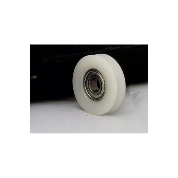 8mm Bore Bearing with 28mm Round Nylon Pulley U Groove Track Roller Bearing 8x28x8mm - VXB Ball Bearings