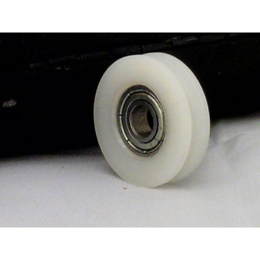 8mm Bore Bearing with 30mm Round Nylon Pulley U Groove Track Roller Bearing 8x30x10mm - VXB Ball Bearings