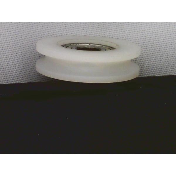 8mm Bore Bearing with 30mm Round Nylon Pulley U Groove Track Roller Bearing 8x30x9.8mm - VXB Ball Bearings