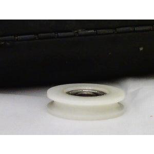 8mm Bore Bearing with 46mm Round Nylon Pulley U Groove Track Roller Bearing 8x46x10mm - VXB Ball Bearings