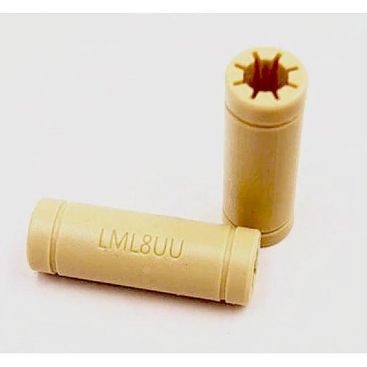 8mm Low noise Linear Motion Bushing Solid Polymer LM8LUU Bearing 8x15x45mm - VXB Ball Bearings