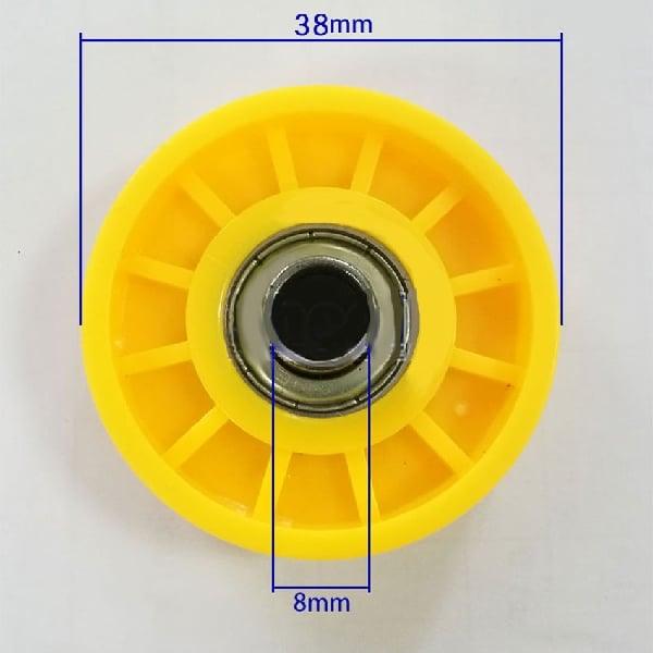 8x38mm Plastic Wheel Roller Conveyor Gravity Slide Bearing - VXB Ball Bearings